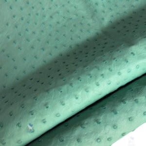 PREMIUM FULL-QUILL OSTRICH SKIN – ELEGANT PASTEL MINT GREEN