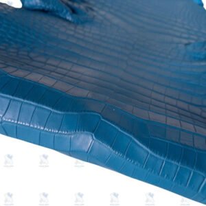 PREMIUM CROCODILE BELLY LEATHER – MODERN OCEAN BLUE