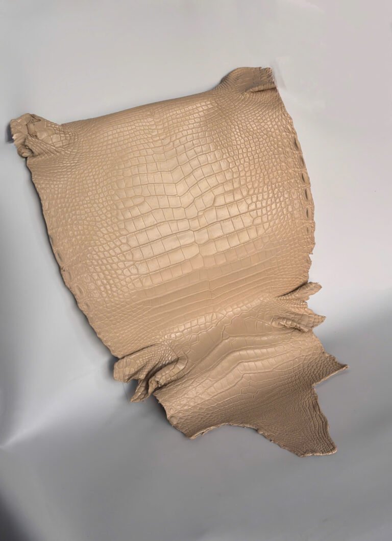 Whole-Skin Crocodile Belly & Hornback Leather – Collection 02.2026