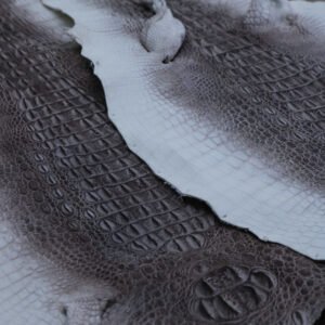 Raw Finished Whole-Skin Crocodile Leather - Himalaya Series
